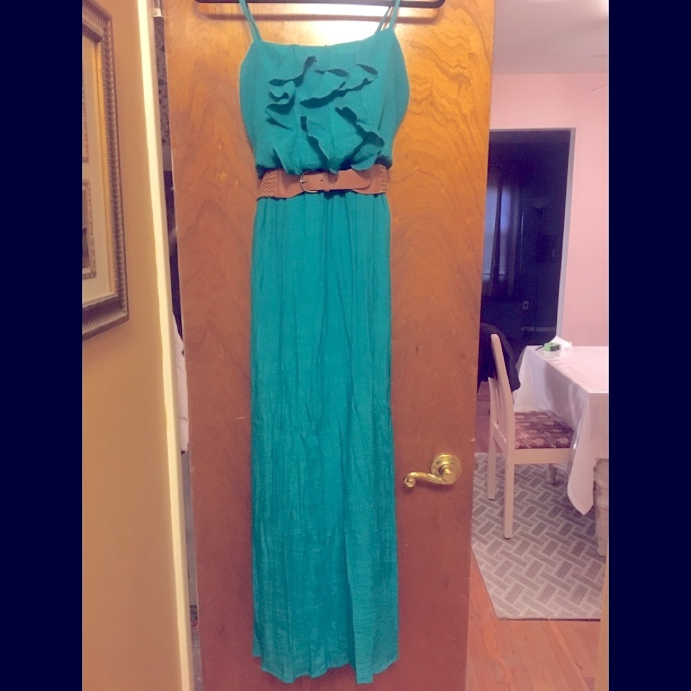 IZ BYER Blue Maxi Dress